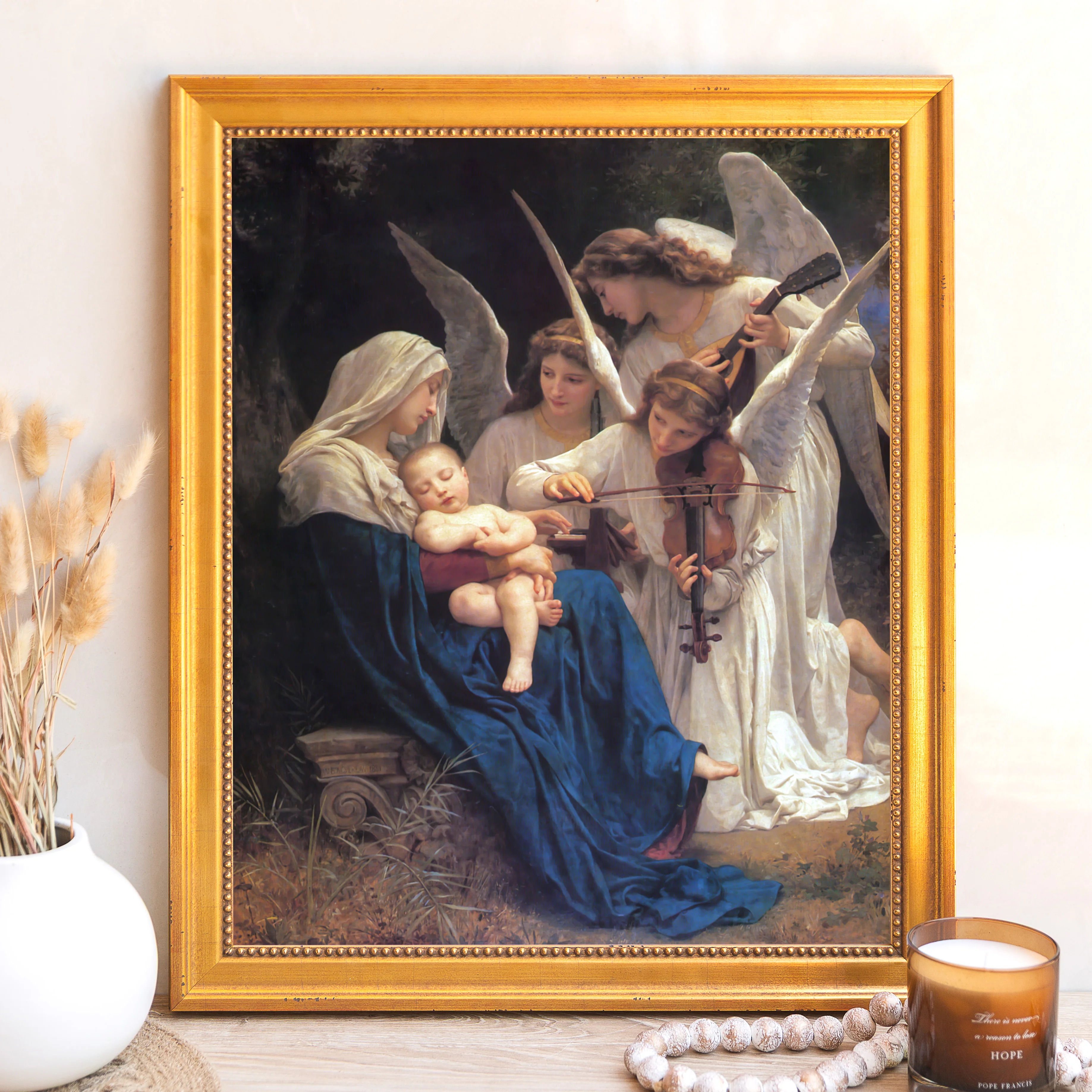Song of Angels Framed Canvas - Sacred Signature Collection - Image 9