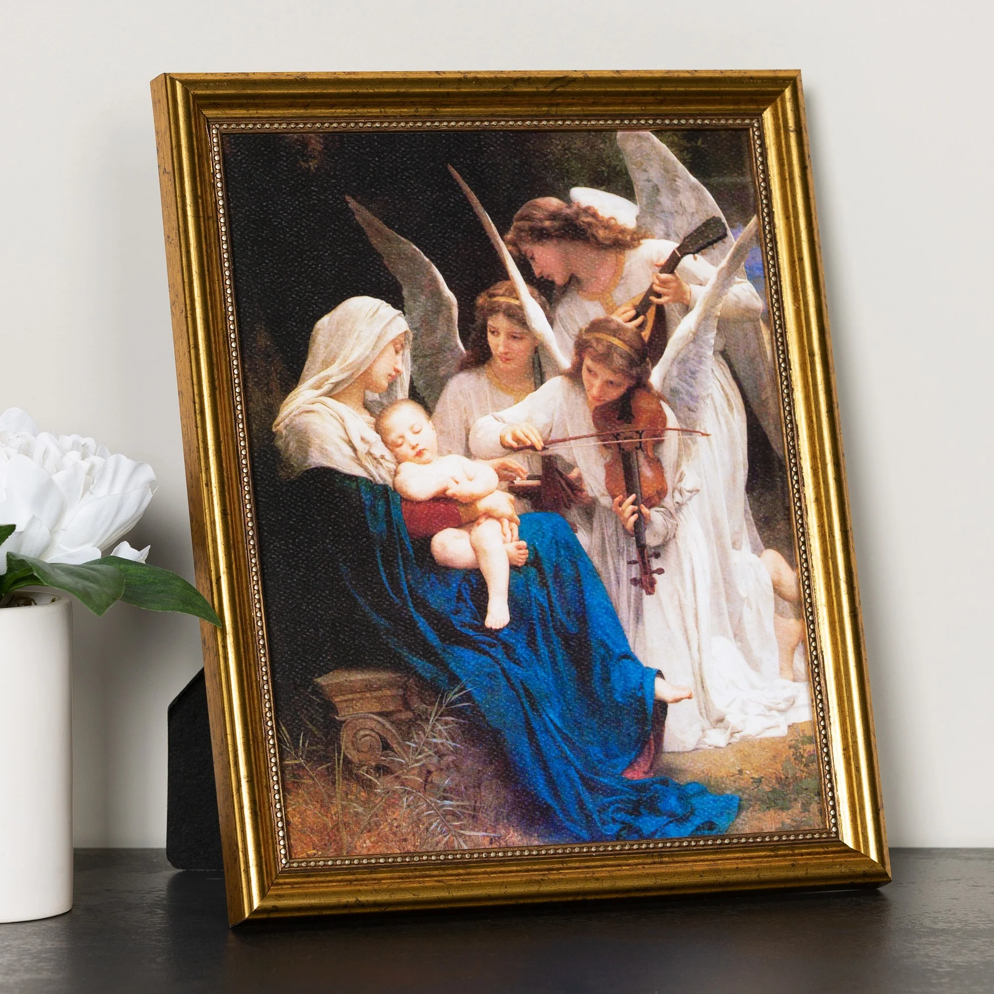 Song of the Angels Gold Framed Print - Multiple Sizes