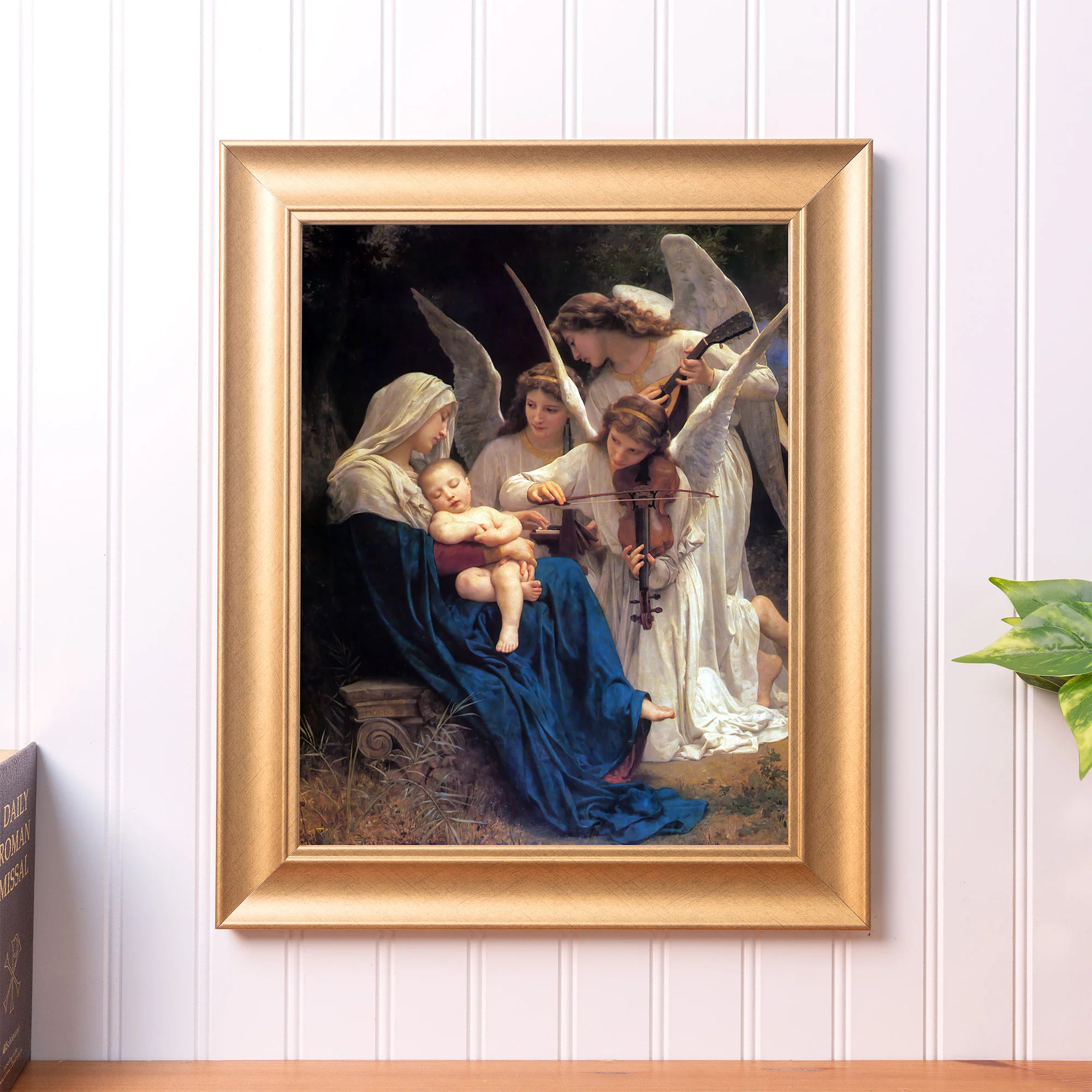 Song of the Angels Gold Framed Print - Multiple Sizes - Image 5
