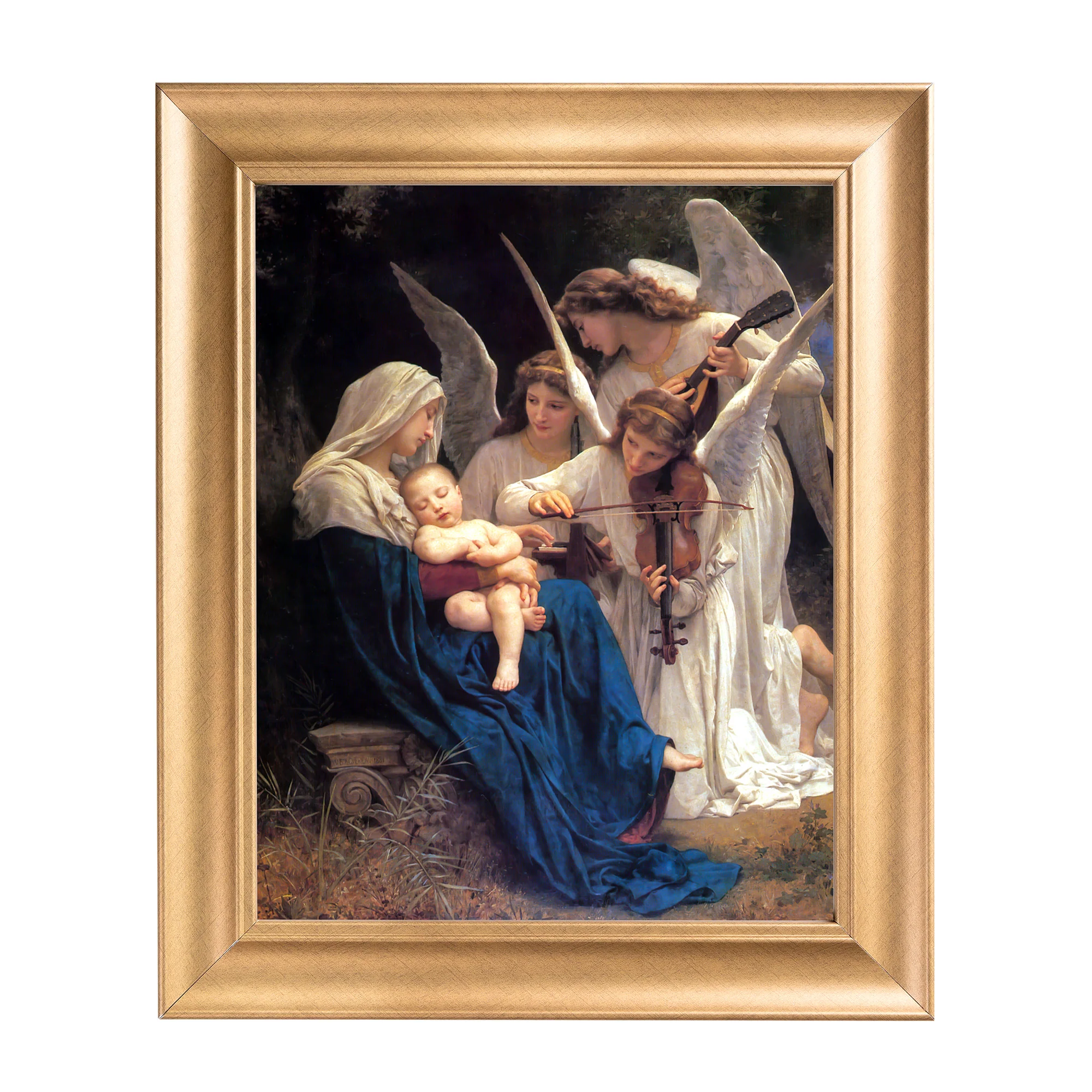 Song of the Angels Gold Framed Print - Multiple Sizes - Image 6