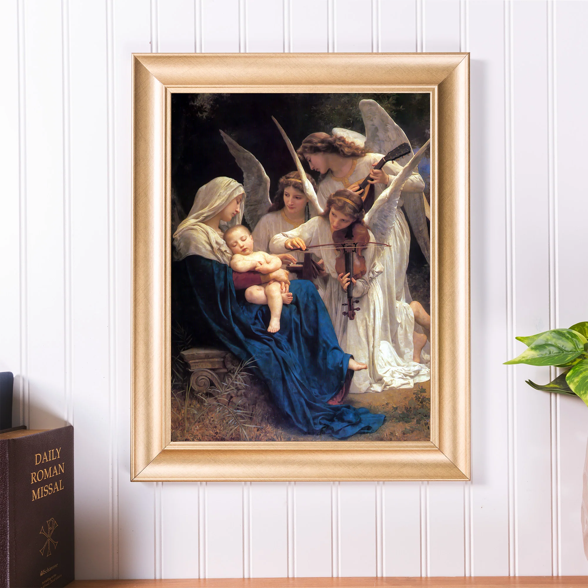 Song of the Angels Gold Framed Print - Multiple Sizes - Image 7