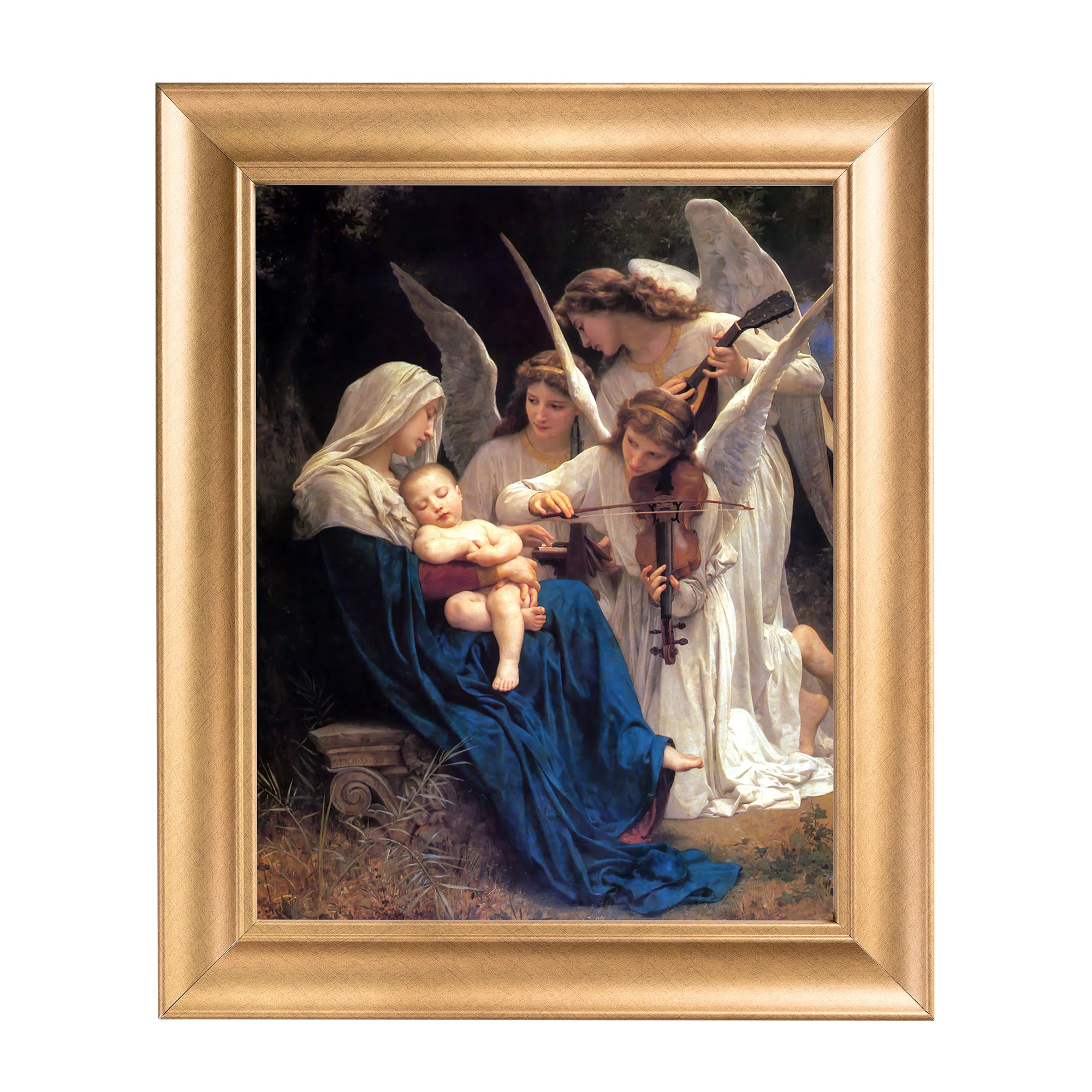 Song of the Angels Gold Framed Print - Multiple Sizes - Image 8