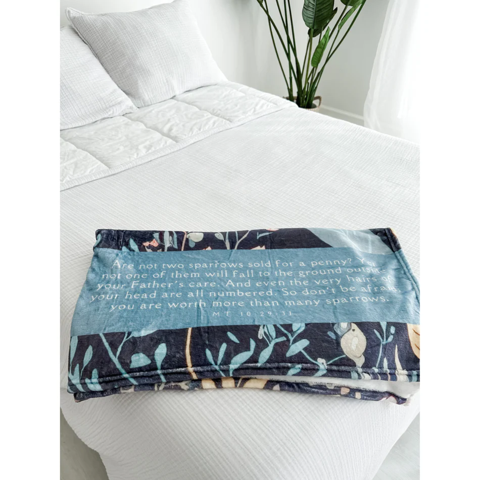 Sparrow Throw Blanket - 50" x 60"