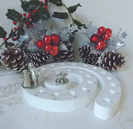 Spiral Christmas Countdown Advent Calendar