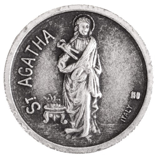 St.Agatha/St. Peregrine Pocket Coin