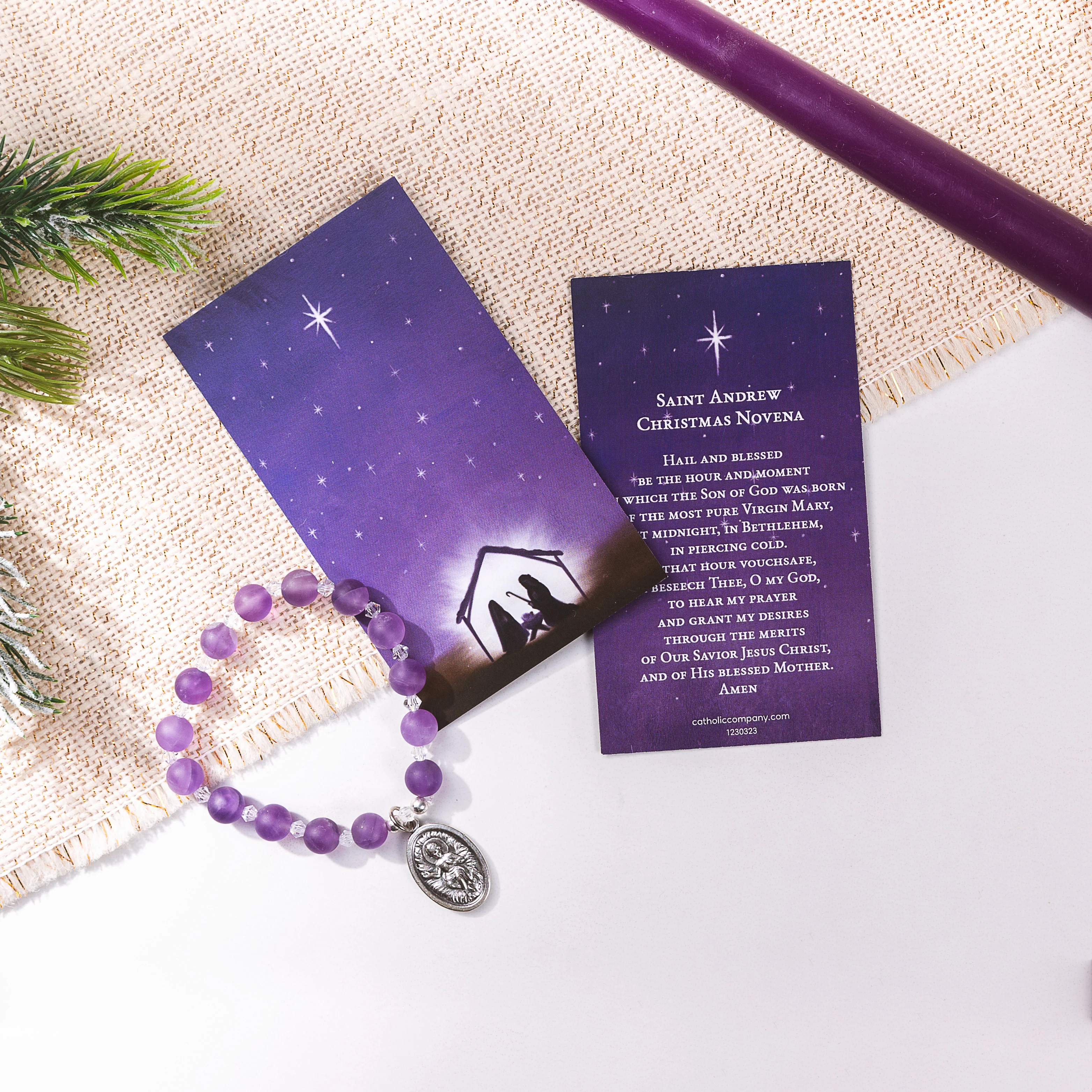 St. Andrew Christmas Novena Bracelet - Image 5