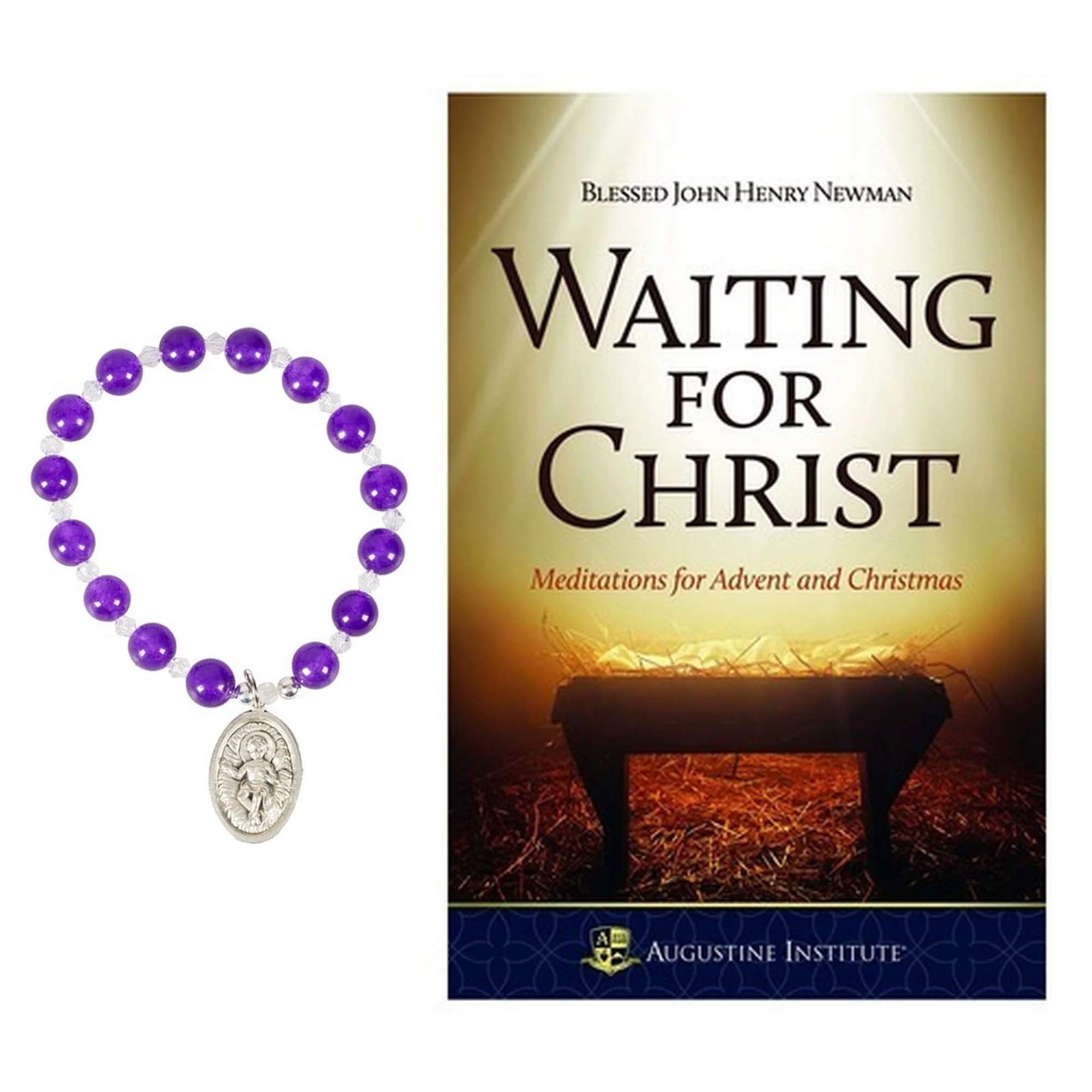 St. Andrew Novena Bracelet w/ Novena Card & Waiting for Christ: Meditations for Advent and Christmas (Gift Set)