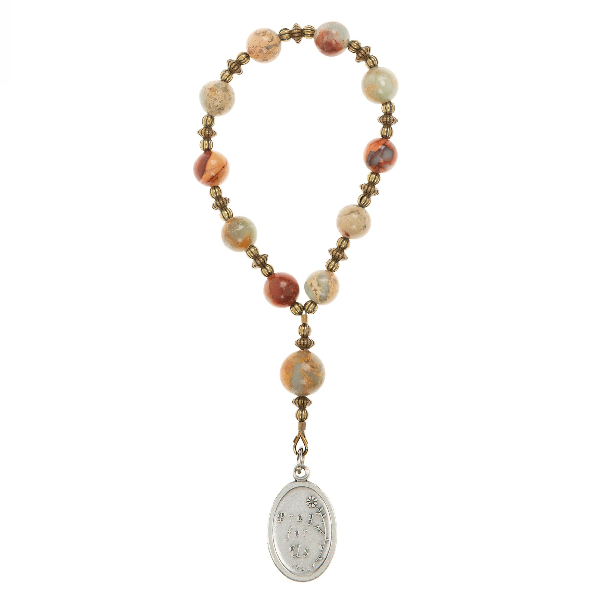 St. Anne Infertility Decade Rosary with Prayer Card - Image 4