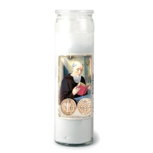 St. Benedict 3 Days Candle - Image 4