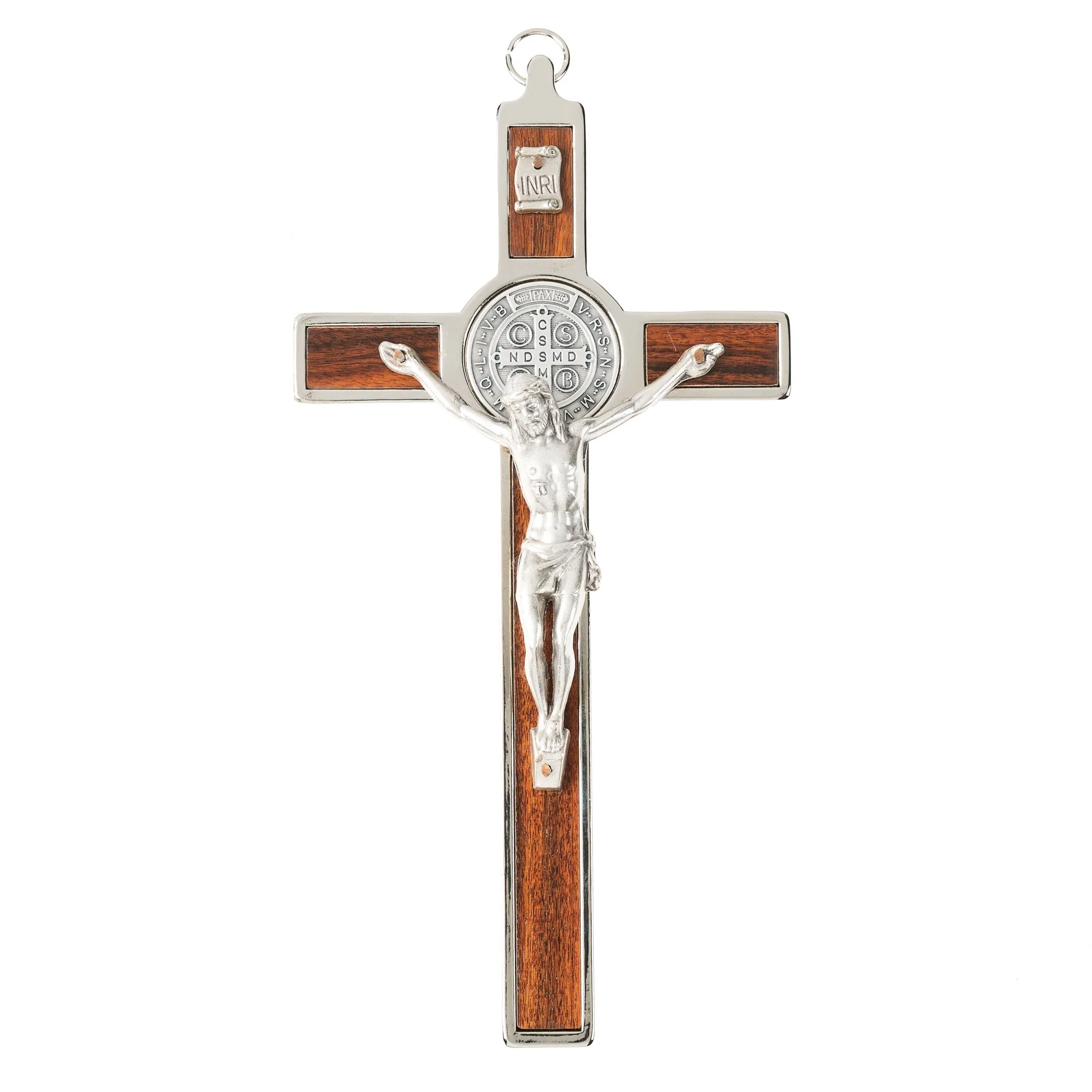 St. Benedict 6" Rosewood Crucifix