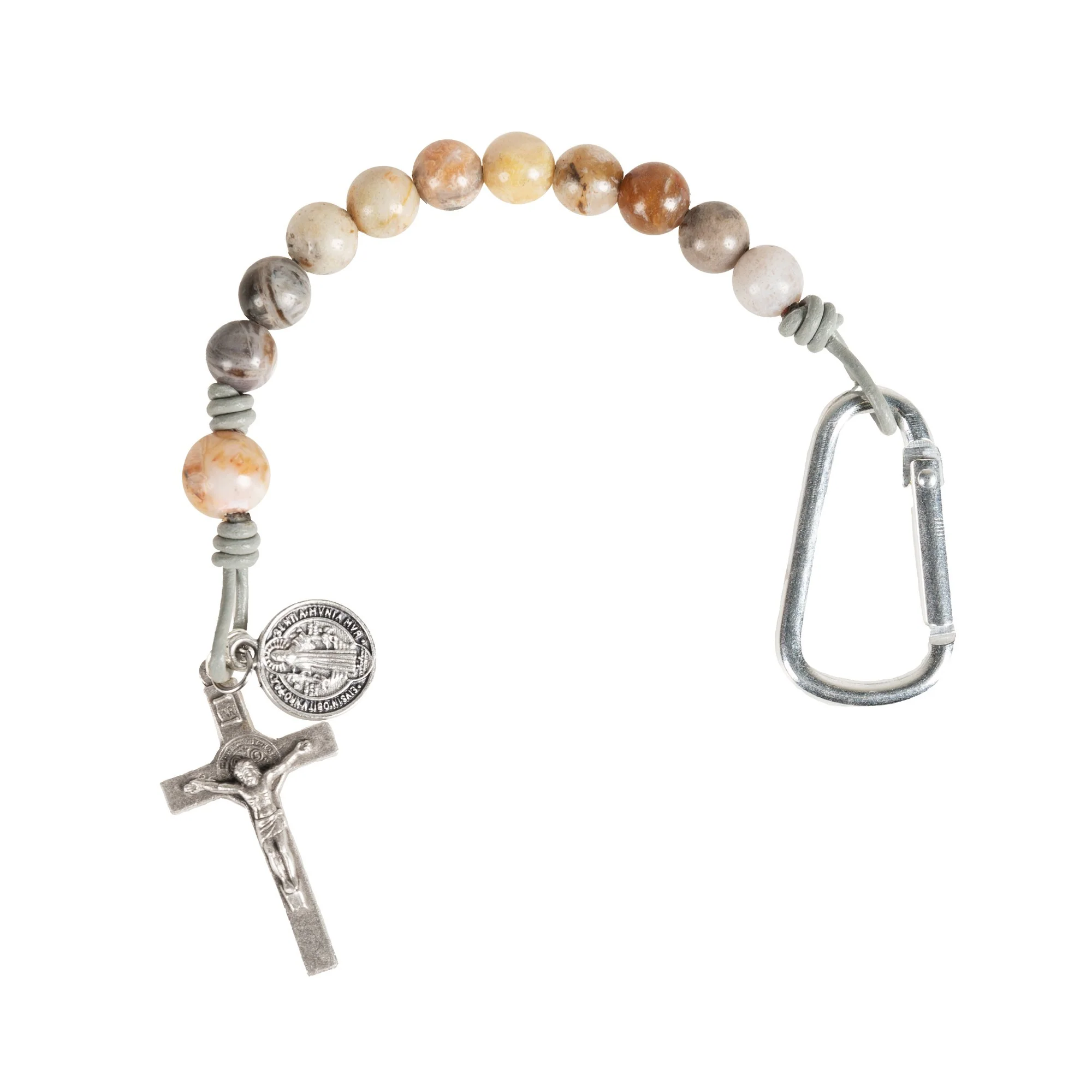 St. Benedict Brave Beads Tenner Rosary - Image 2