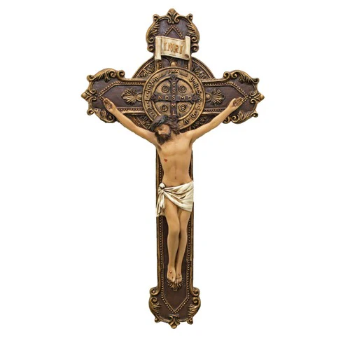 St. Benedict Wall Crucifix – 11"