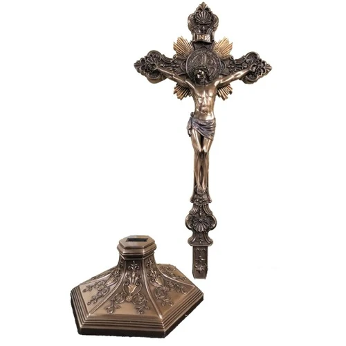 St. Benedict Crucifix - Wall and Standing - Image 2