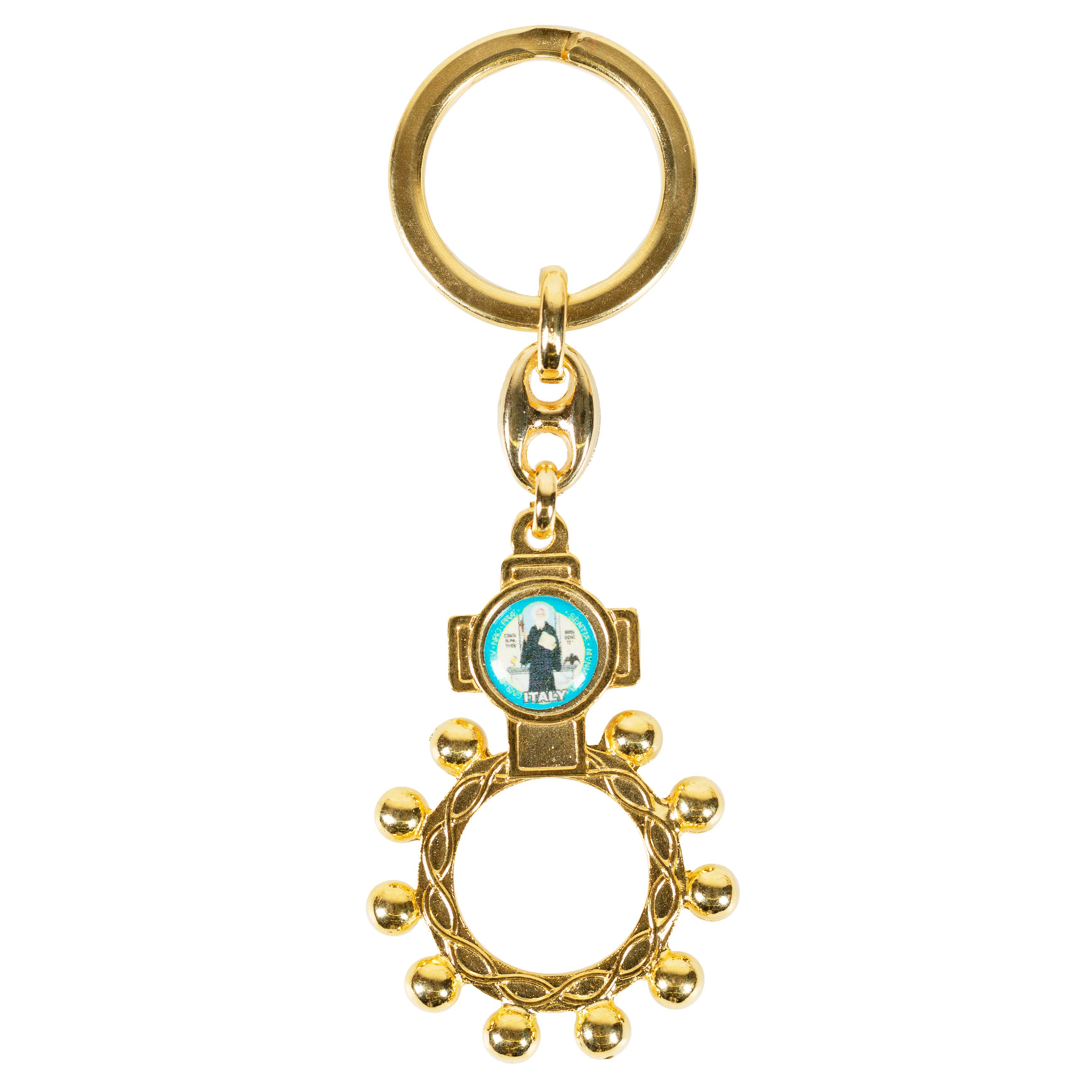 St. Benedict Finger Rosary Key Ring