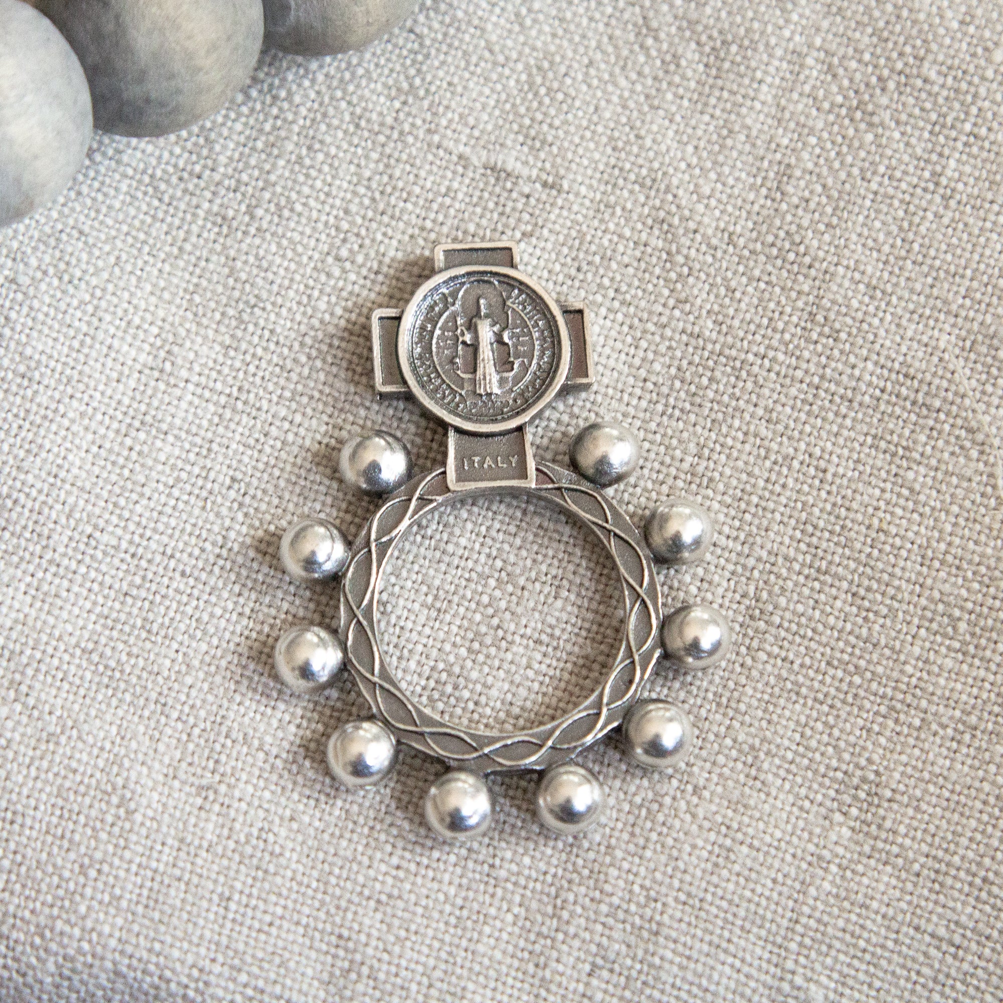 St. Benedict Finger Rosary Set - Image 2