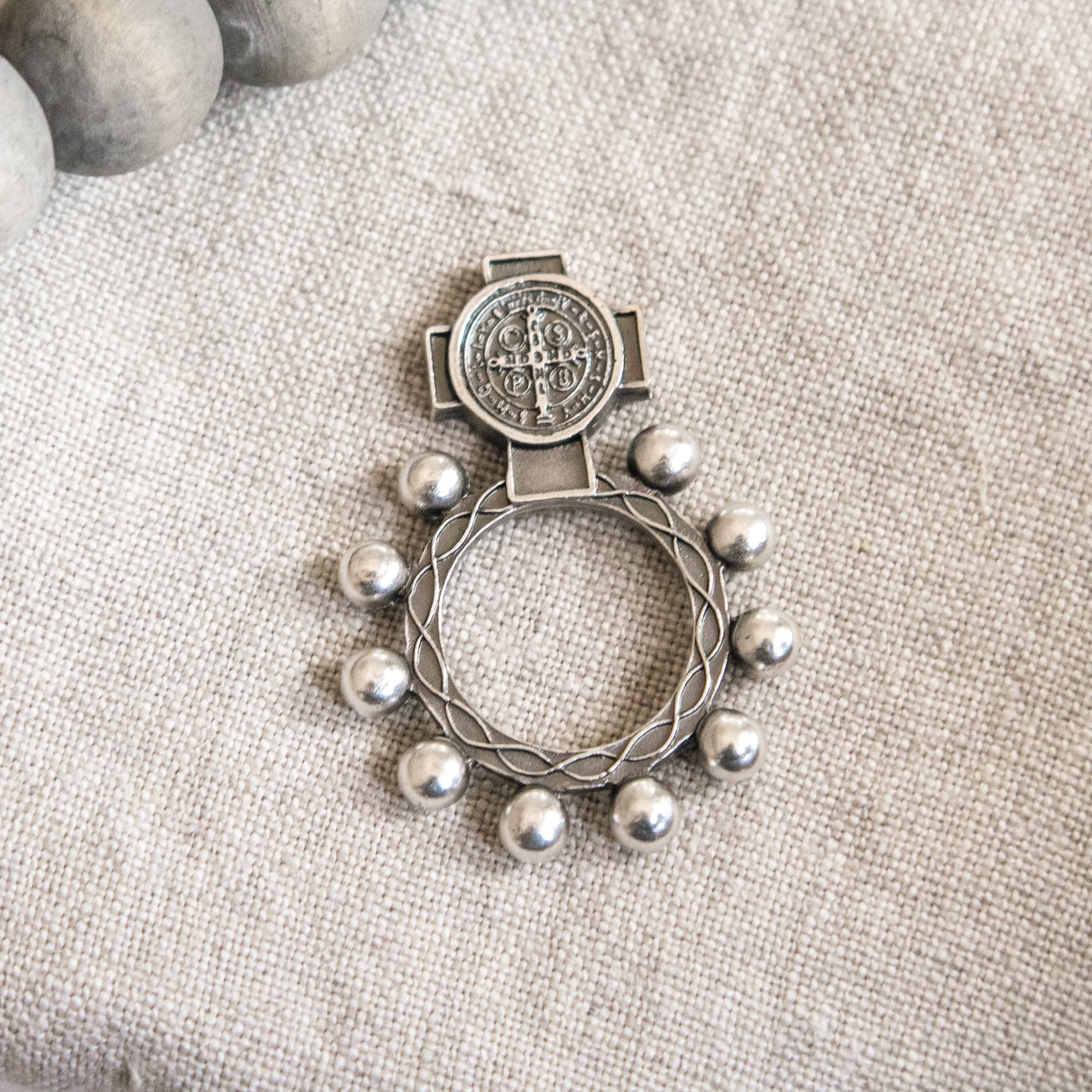 St. Benedict Finger Rosary Set - Image 3