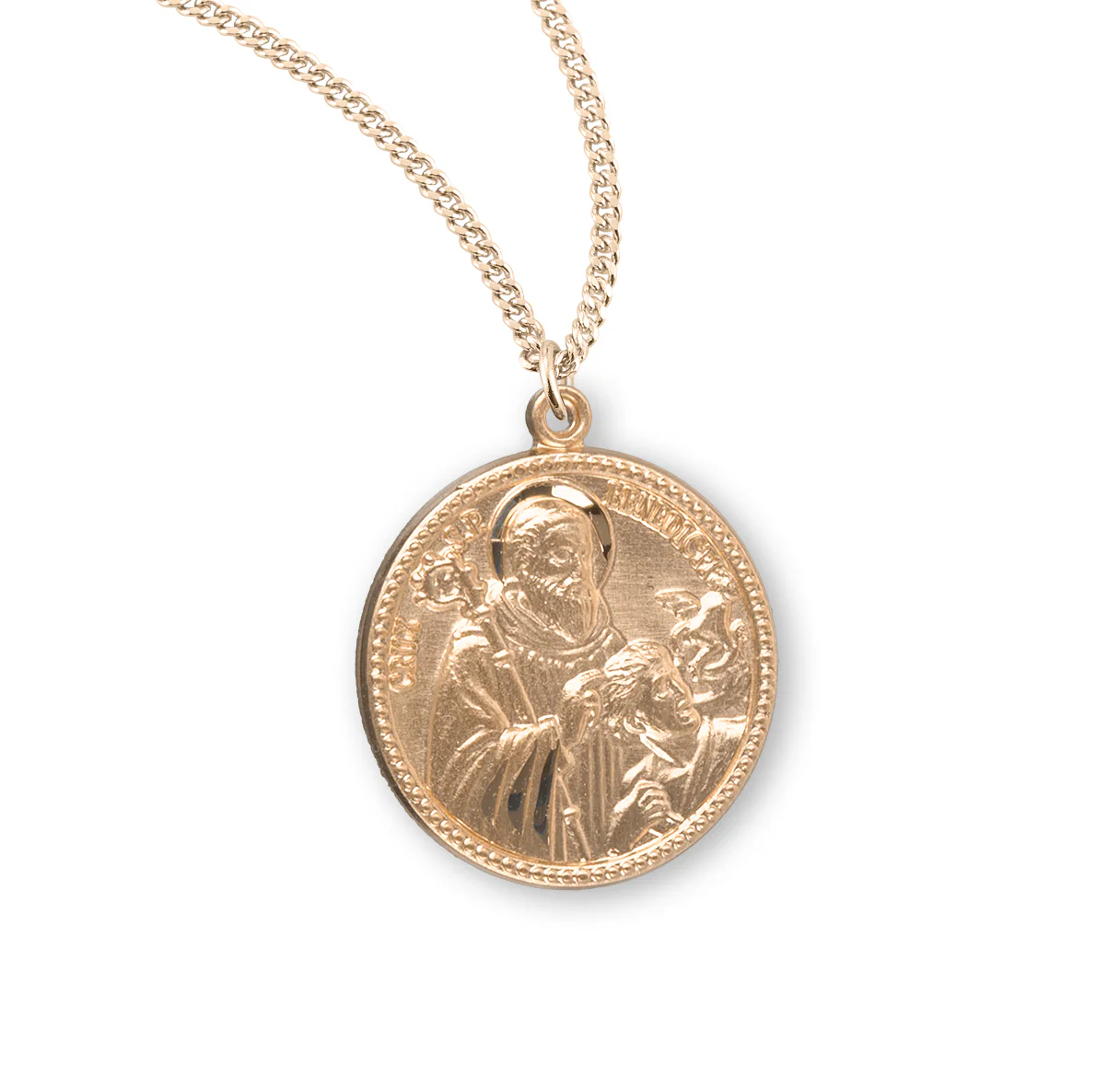 St. Benedict Gold/Sterling Exorcism & Jubilee Medal