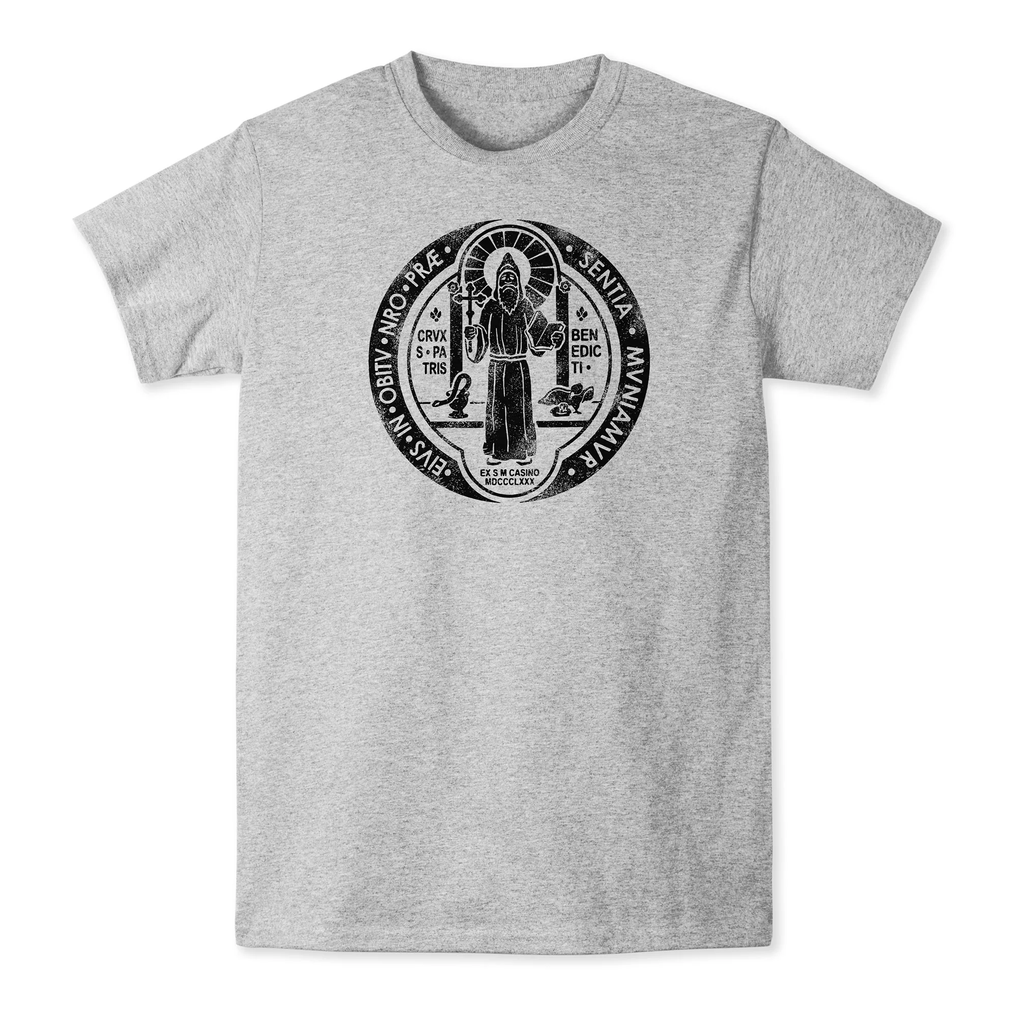 St. Benedict Grey T-Shirt