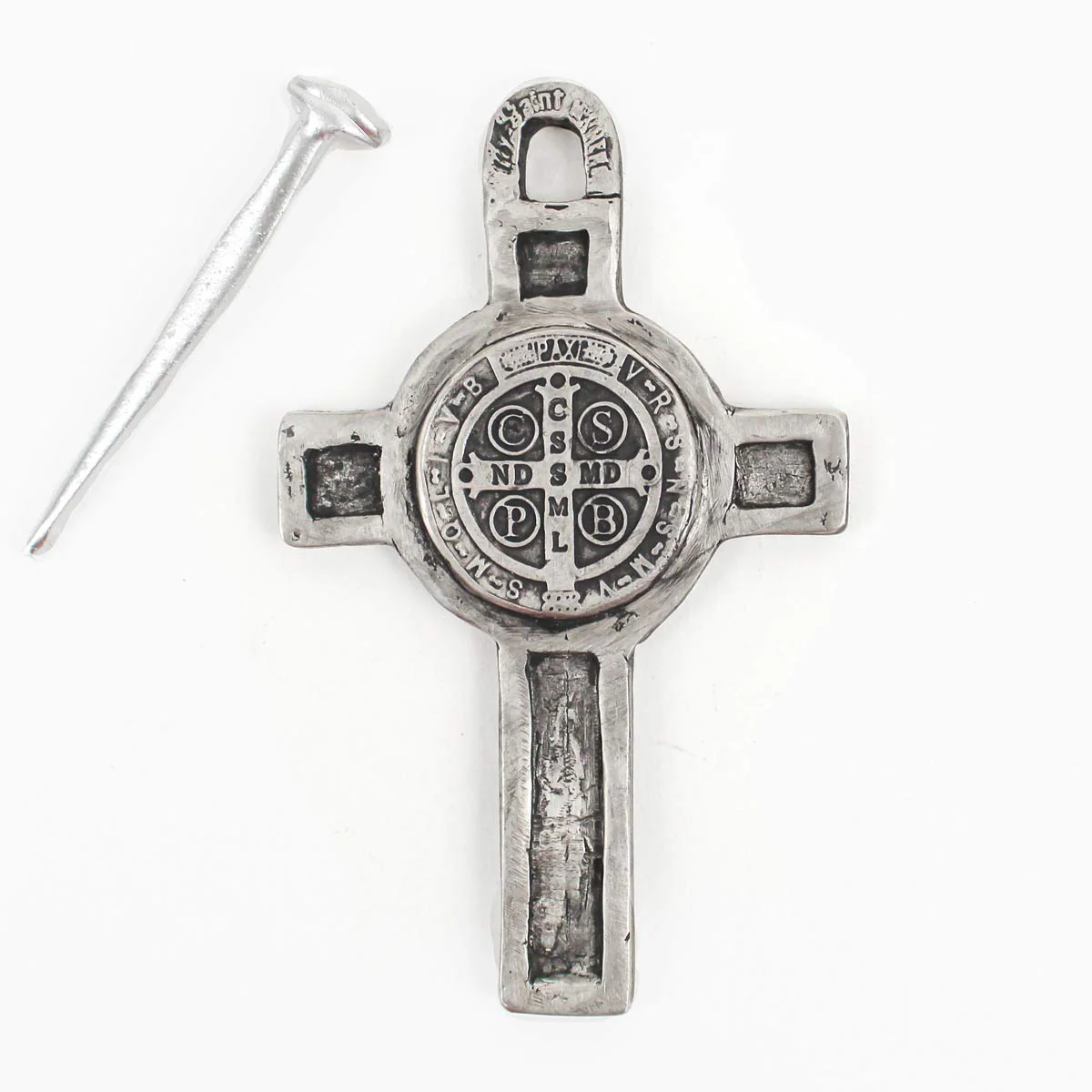 St. Benedict House Blessing - Cross Silver