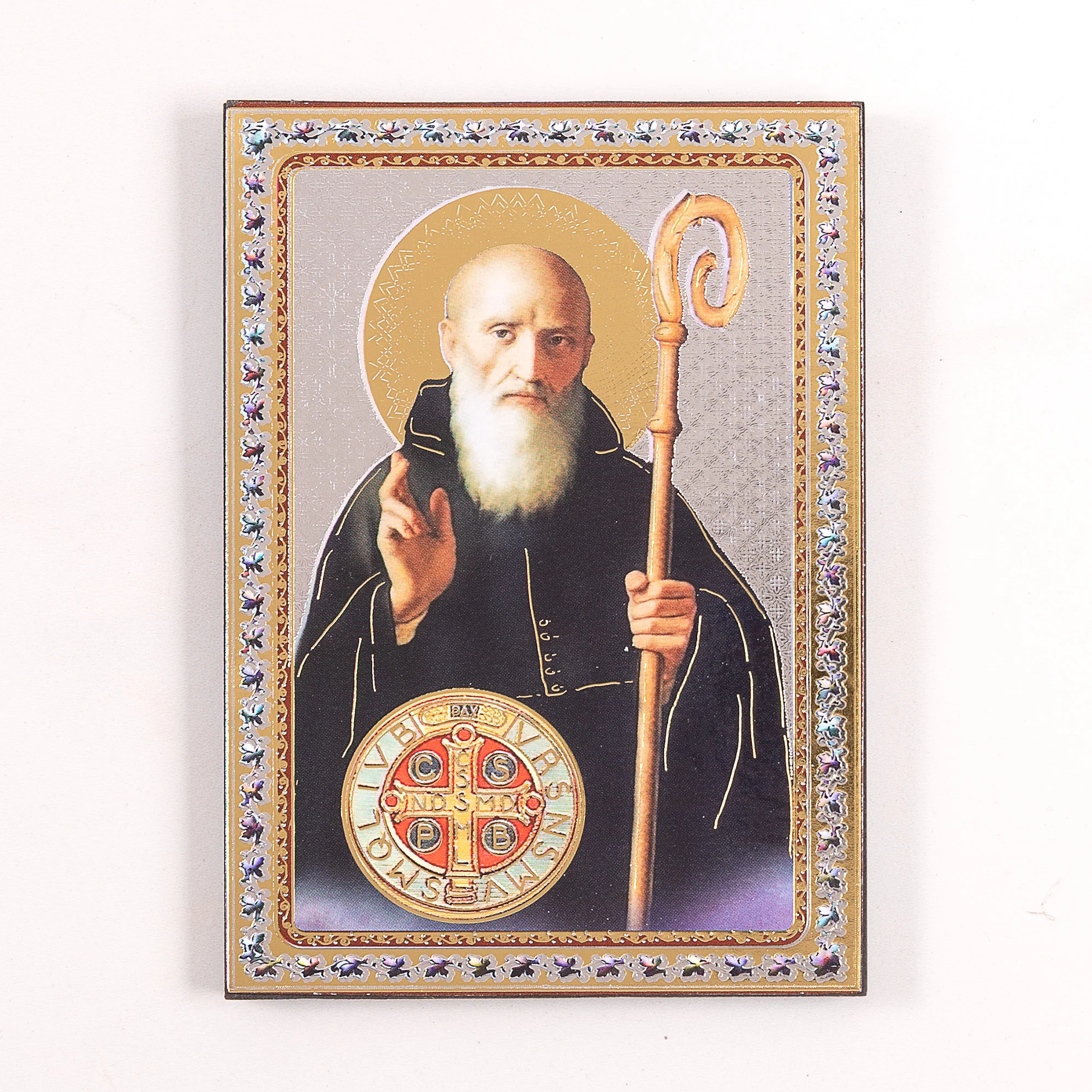 St. Benedict Icon Plaque - 5.5"