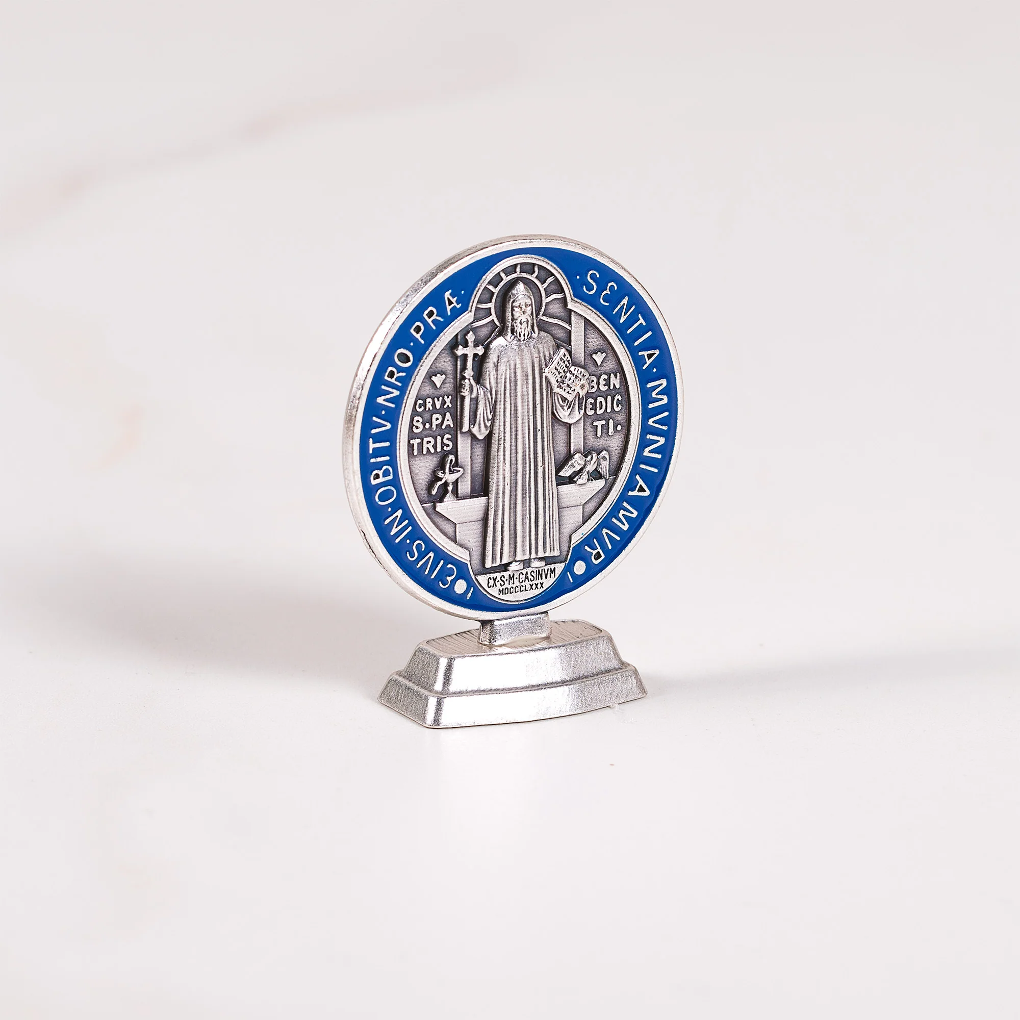 St. Benedict Jubilee Medal Standing Medallion - 2" - Image 3
