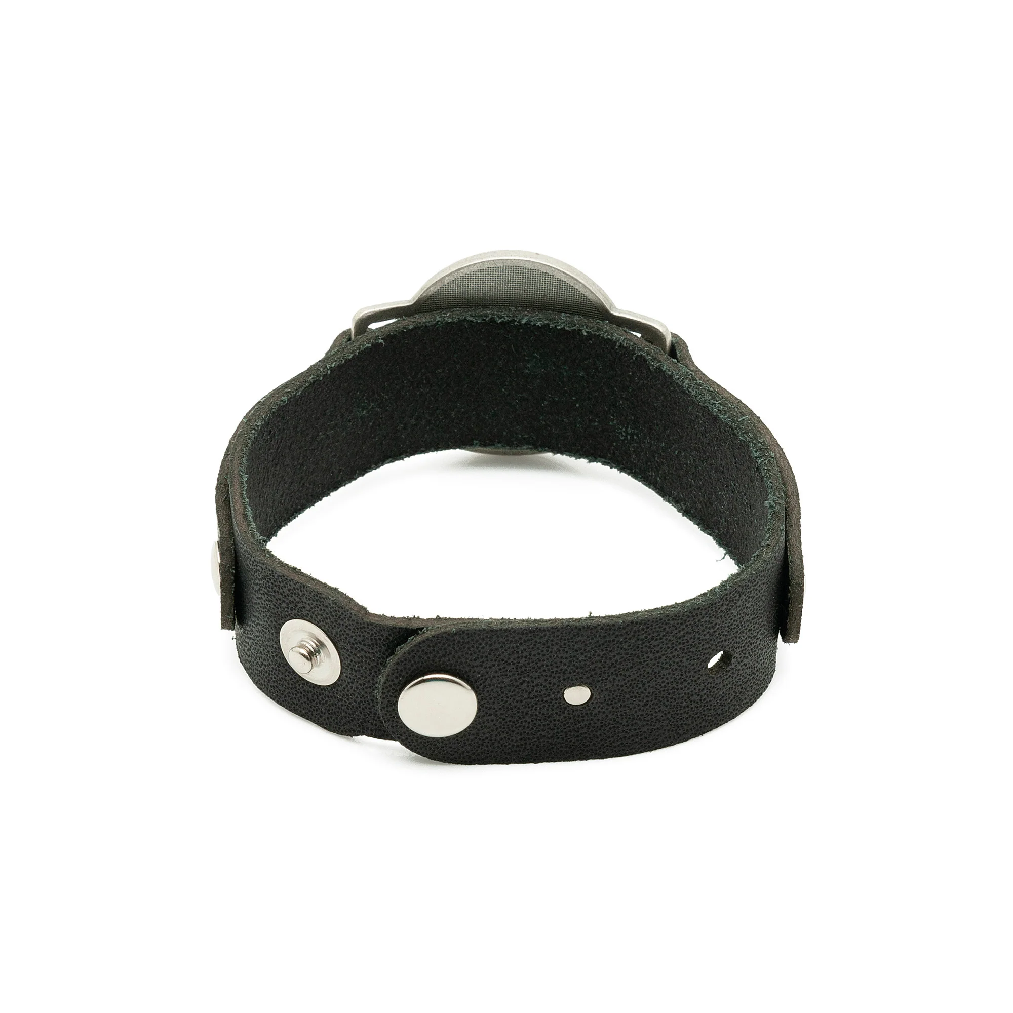 St. Benedict Leather Bracelet - Brown or Black - Image 5