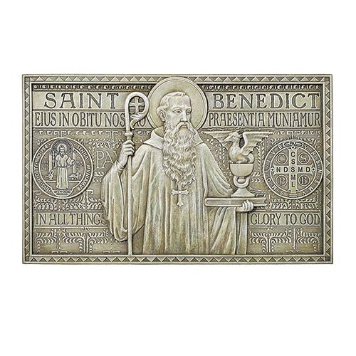 St. Benedict Medal Plaque
