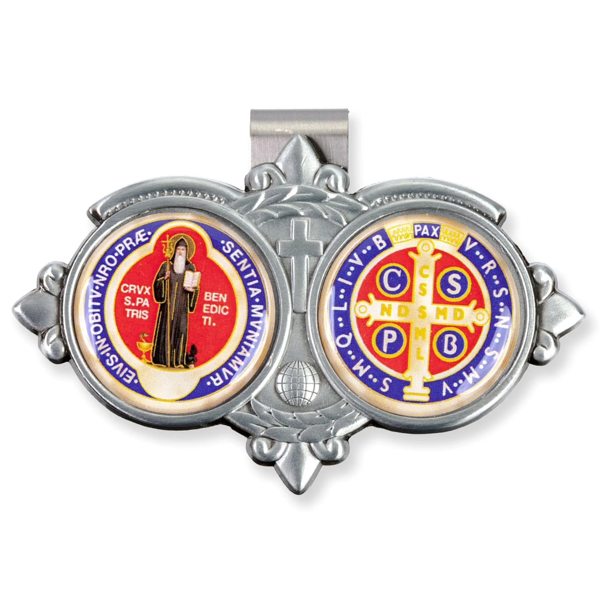 St. Benedict Medal Visor Clip