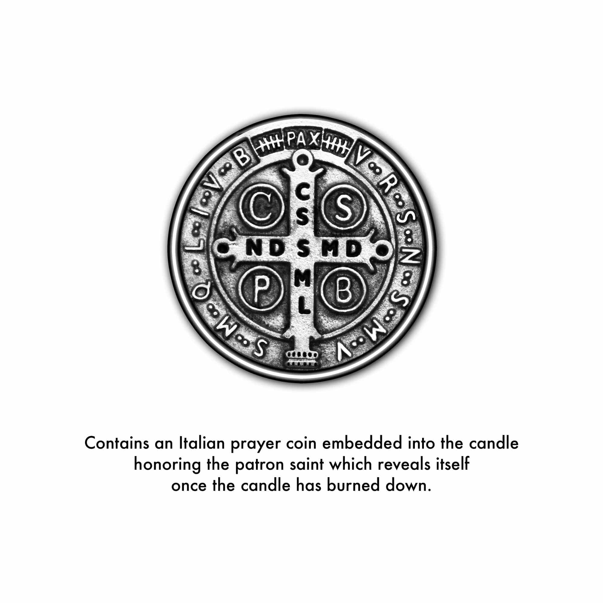 St. Benedict Peace & Protection Deluxe Scented Candle - Image 4