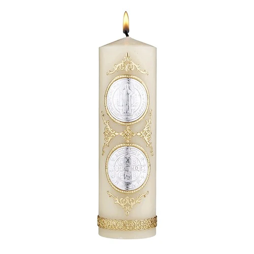 St. Benedict Pillar Candle