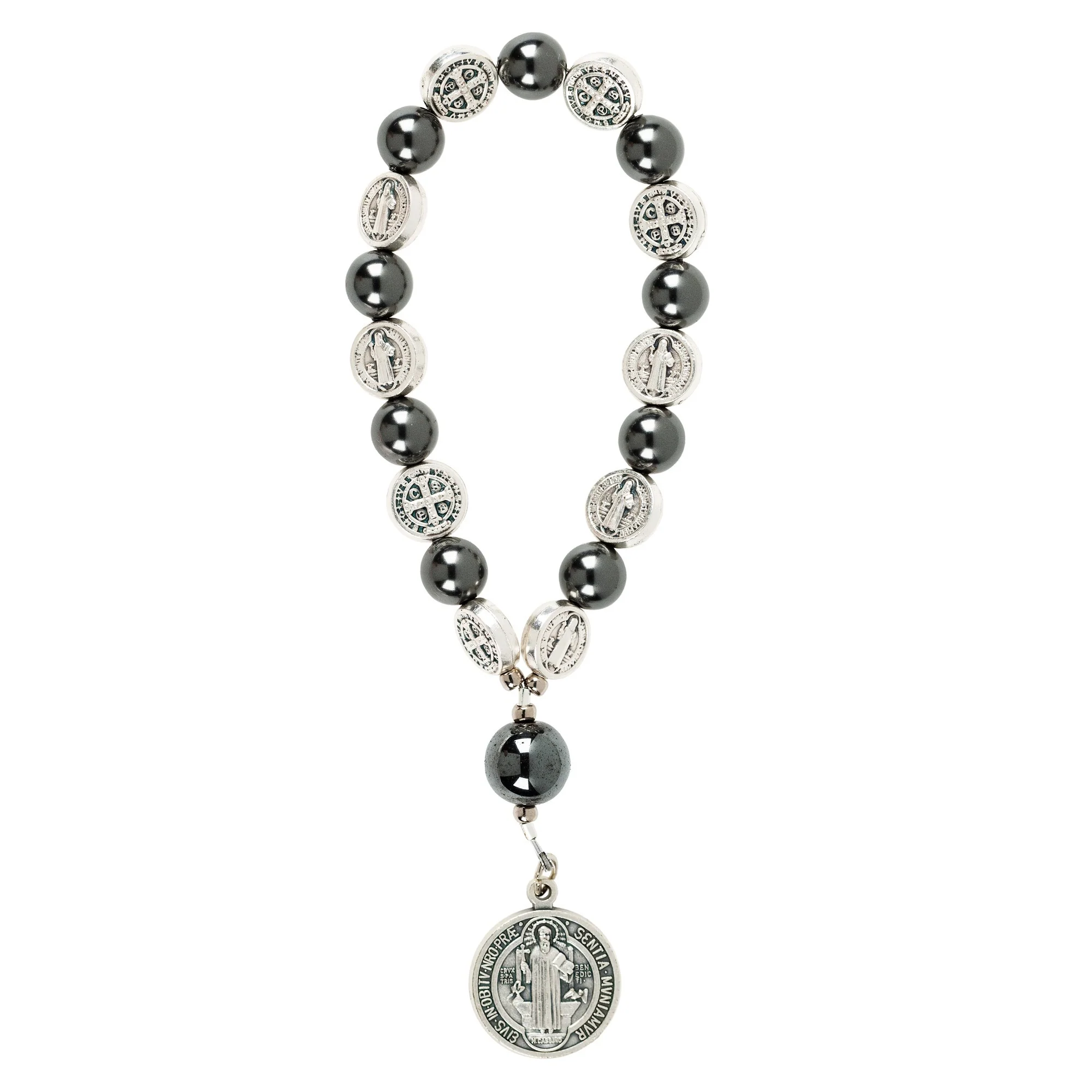 St. Benedict Spiritual Protection Decade Rosary with Card - Image 3