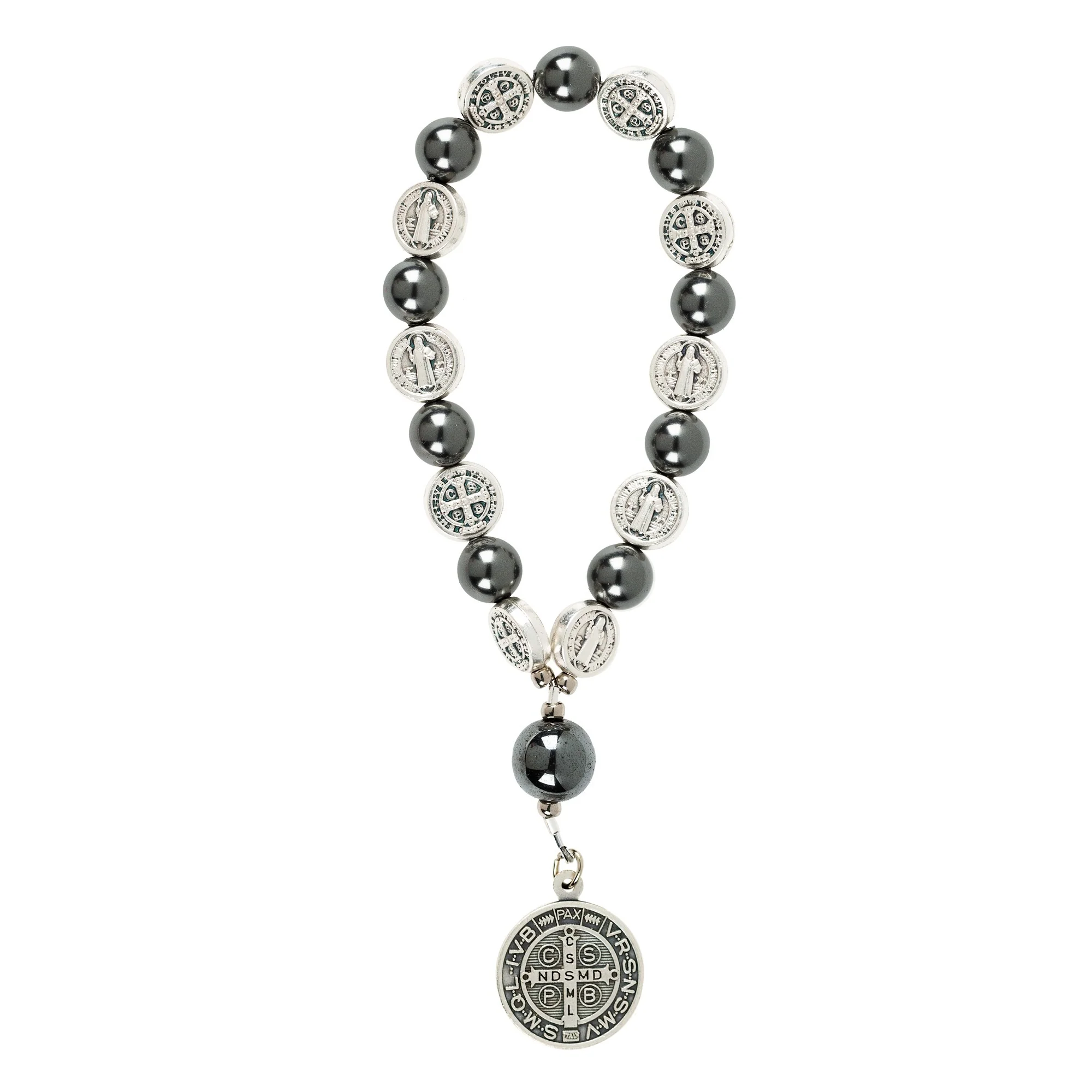 St. Benedict Spiritual Protection Decade Rosary with Card - Image 4