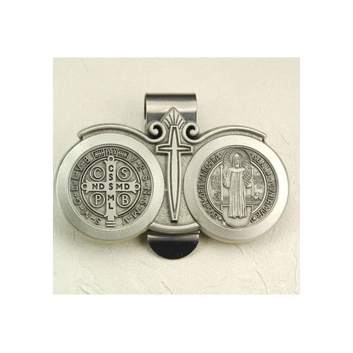 St. Benedict Visor Clip
