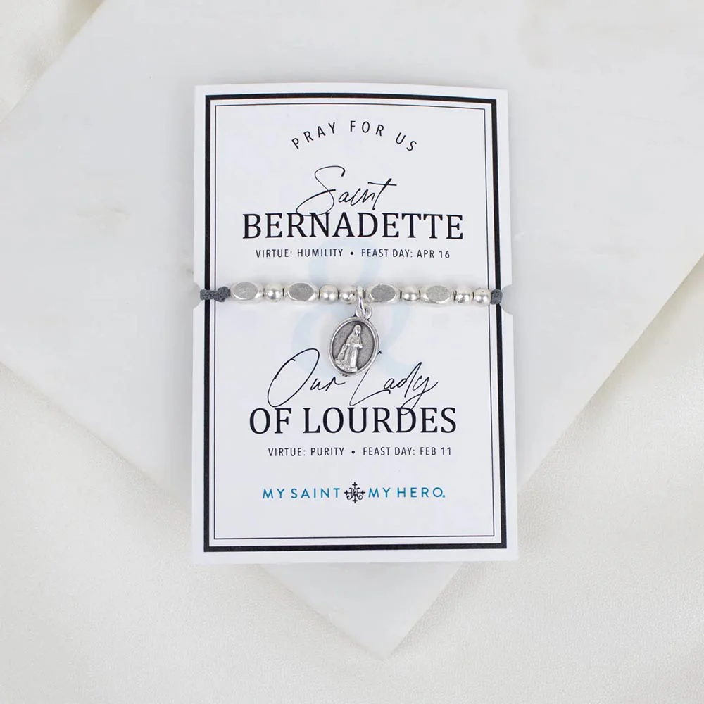 St. Bernadette of Lourdes Little Saints Bracelet - Image 3