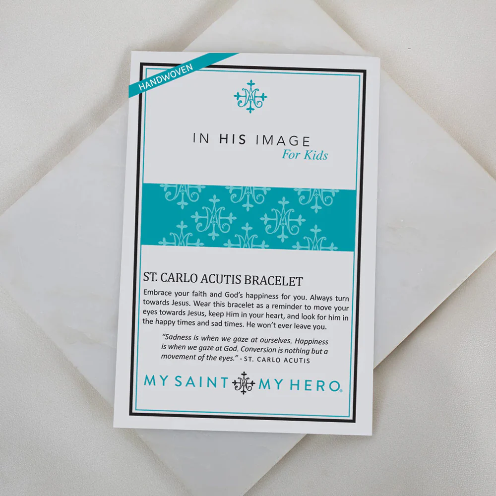 St. Carlo Acutis Blessing Bracelet for Kids - Image 4