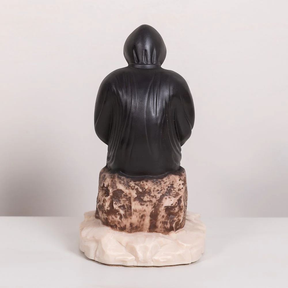 St. Charbel Seated/Reading Statue - 8" - Image 4