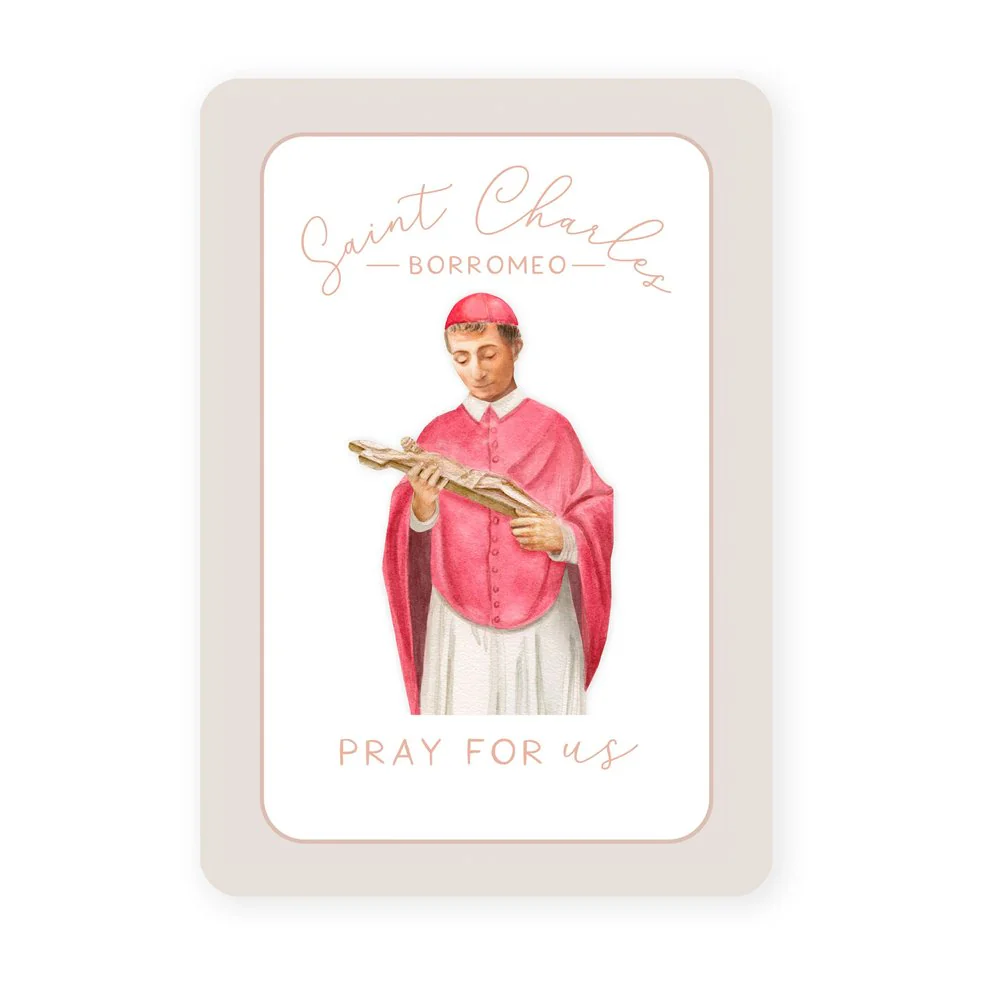 St. Charles Borromeo Patron of Seminarians Prayer Card