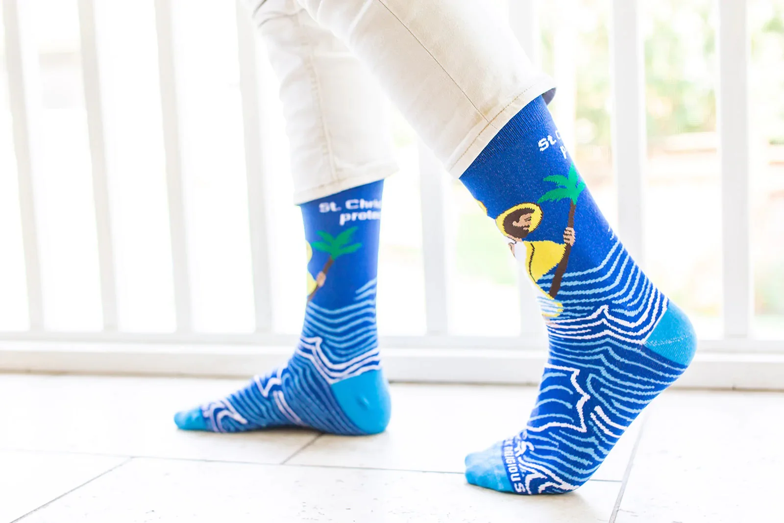 St. Christopher Adult Socks - Image 3