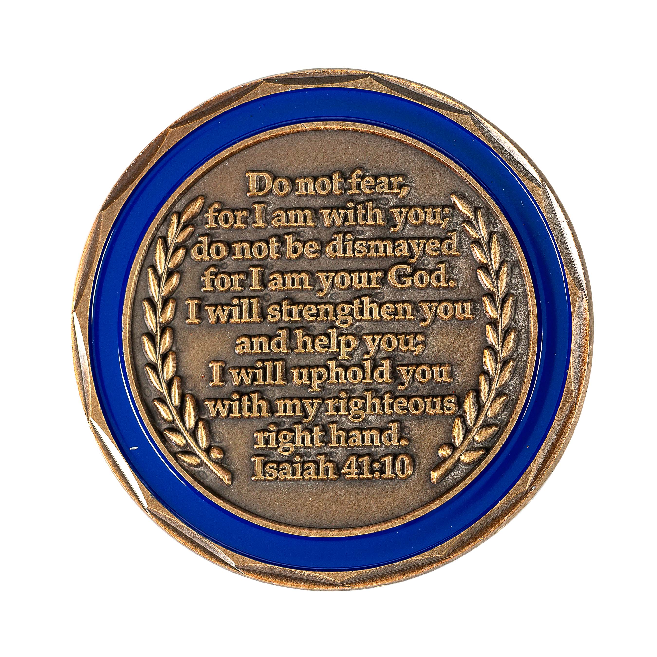 St. Christopher Antique Gold-Plated Pocket Coin - Image 2