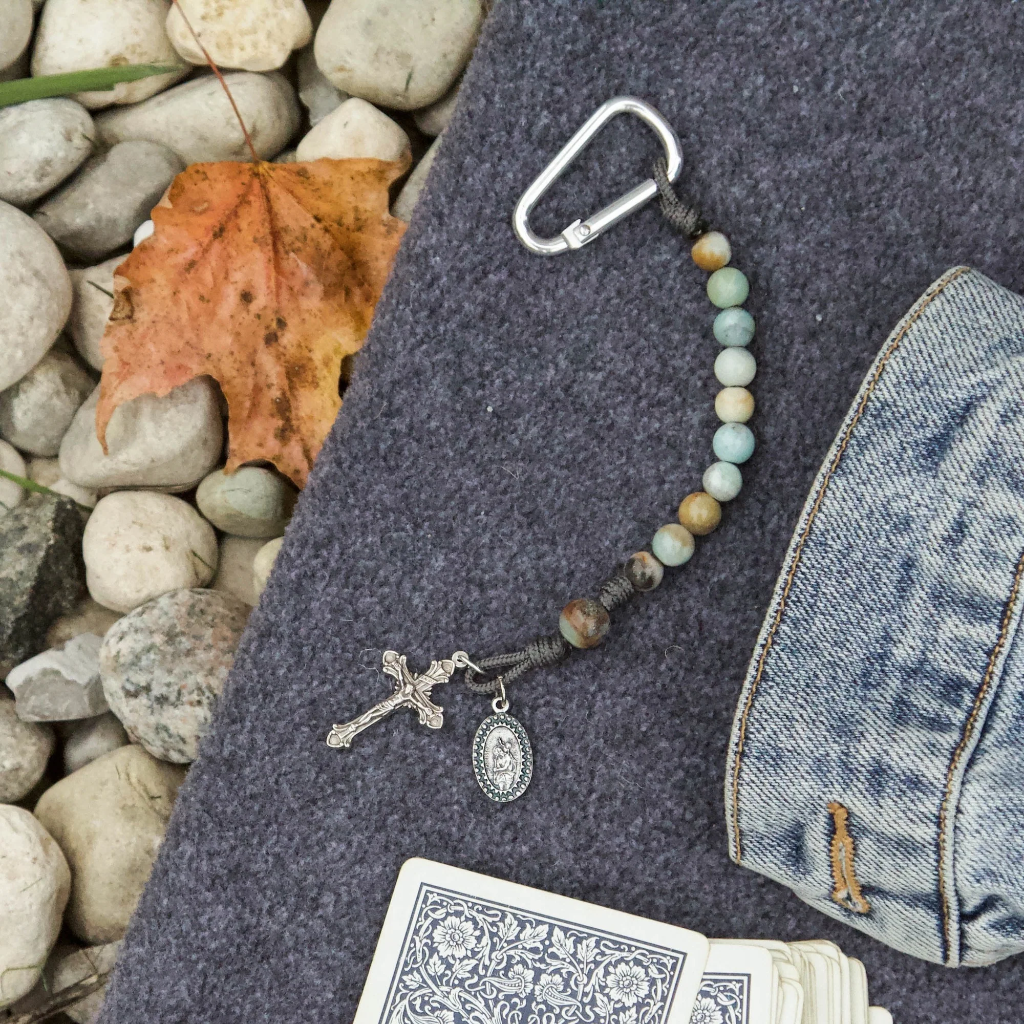 St. Christopher Brave Beads Tenner Rosary - Image 3