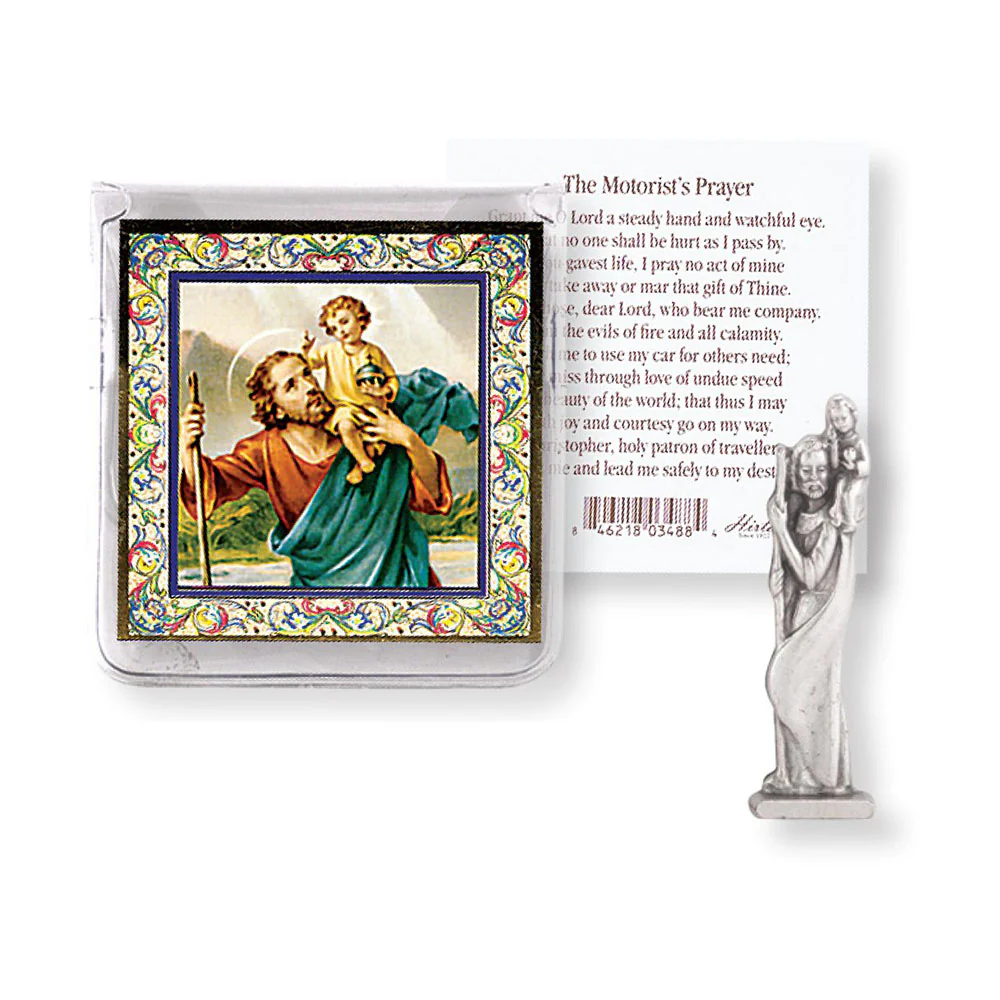 St. Christopher Mini Pocket Figurine - 2"