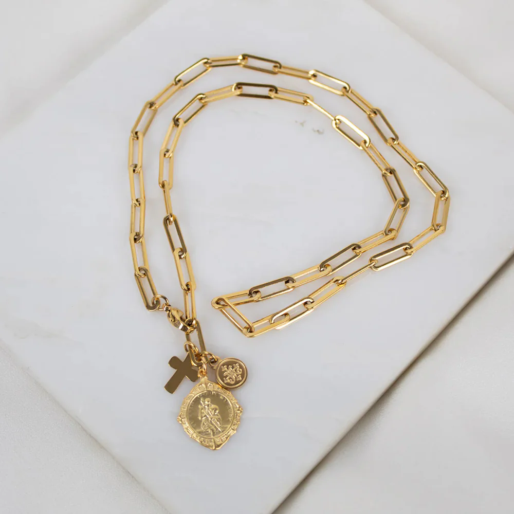 St. Christopher Protection & Guidance Necklace - Image 2