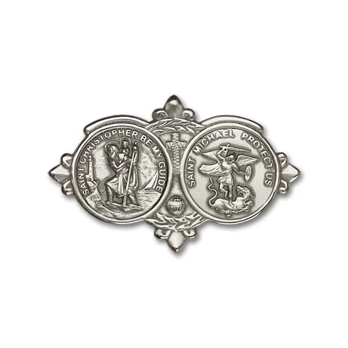 St. Christopher & St. Michael Visor Clip - Image 4