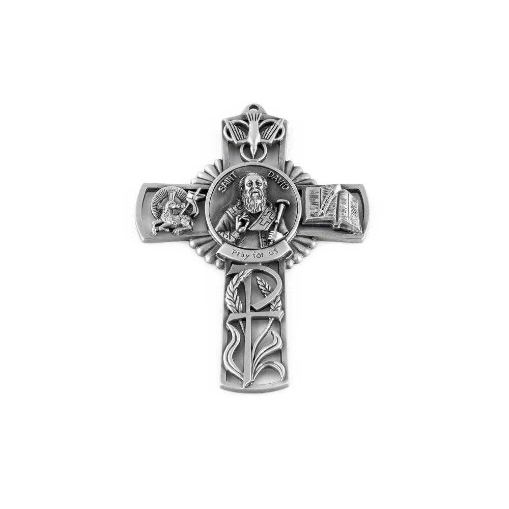 St. David Wall Cross 5"