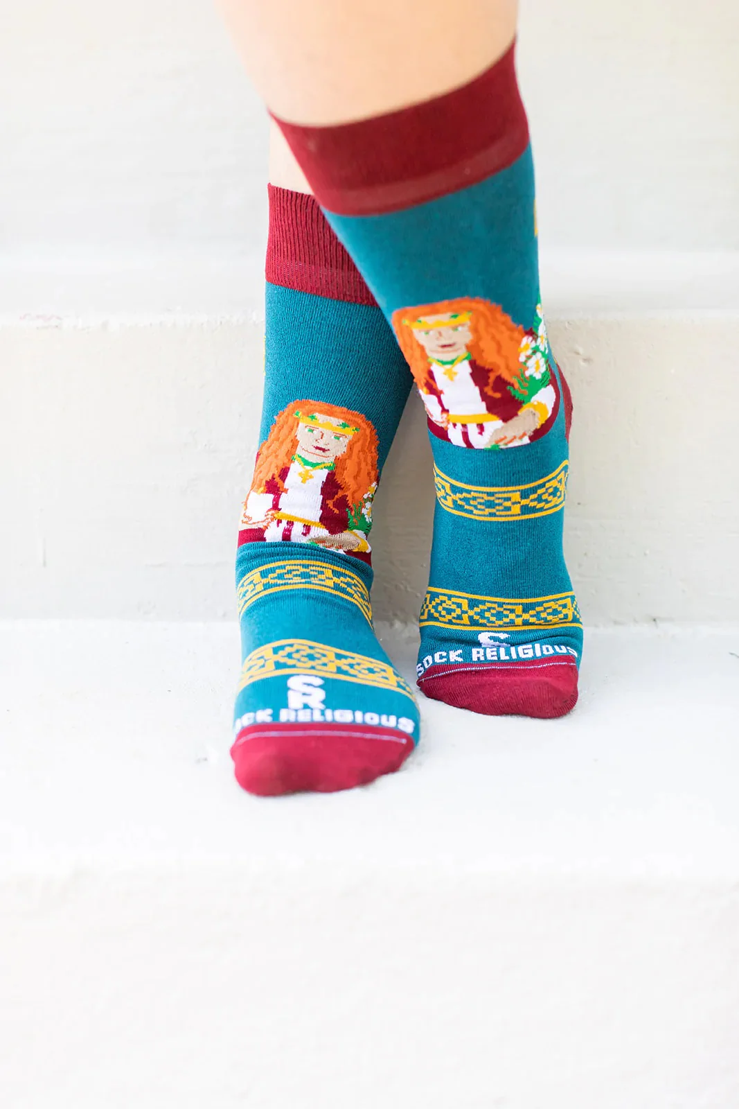 St. Dymphna Adult Socks - Image 13