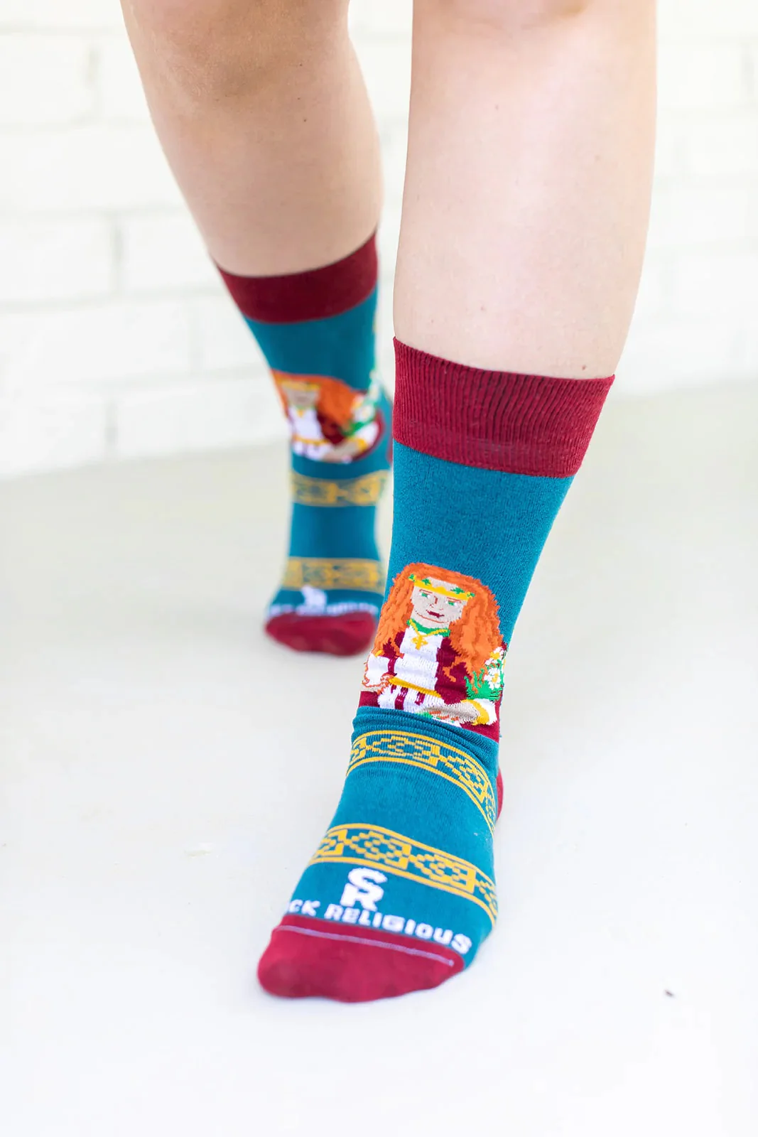 St. Dymphna Adult Socks - Image 14