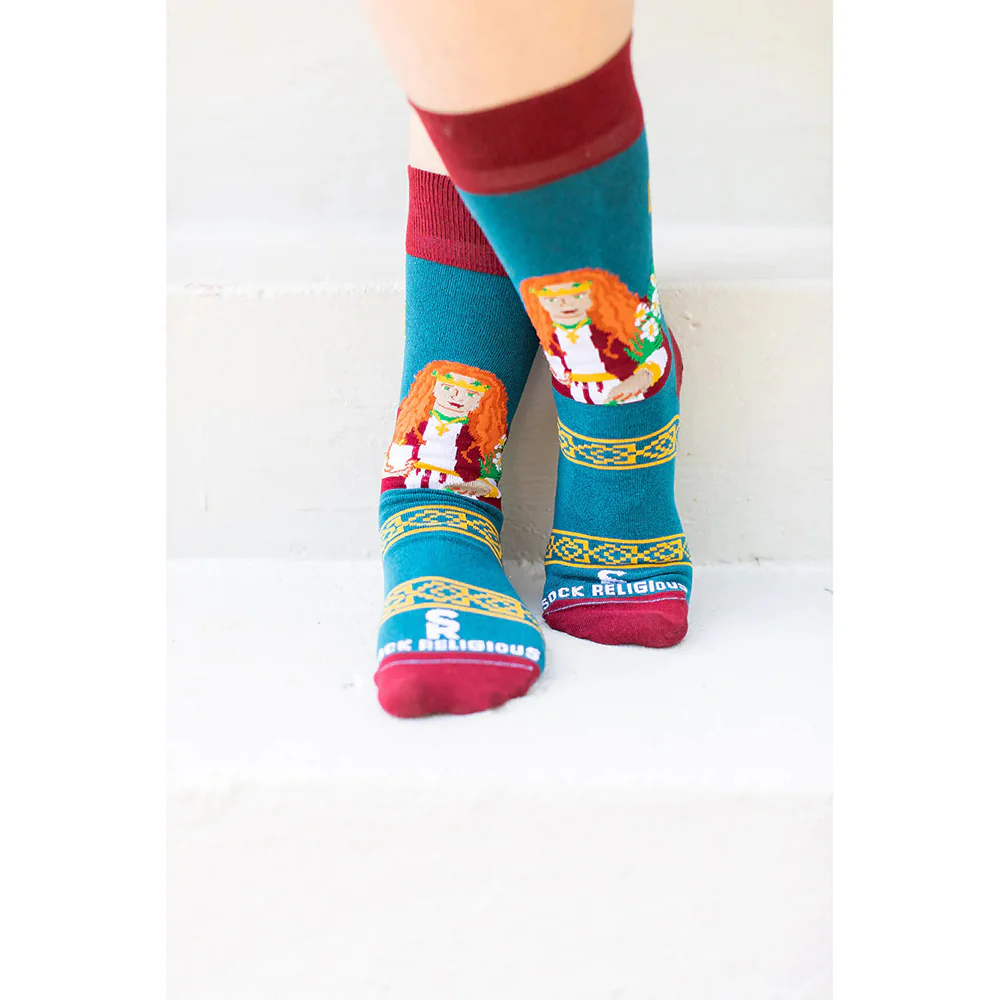 St. Dymphna Adult Socks - Image 8