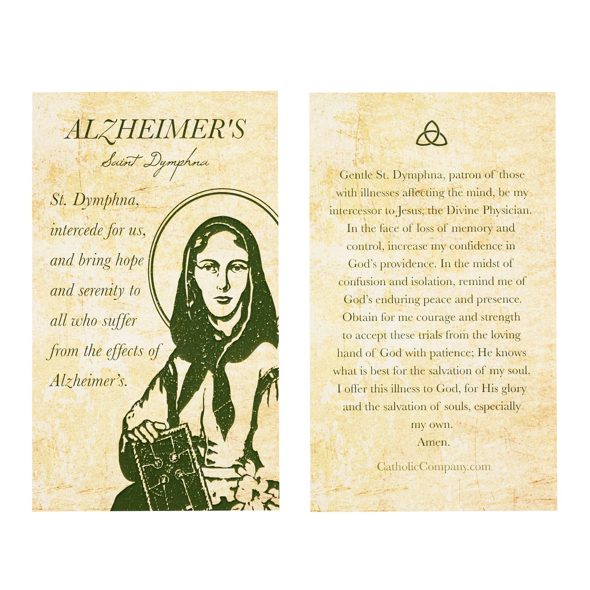 St. Dymphna Alzheimers/Dementia Decade Rosary with Card - Image 4