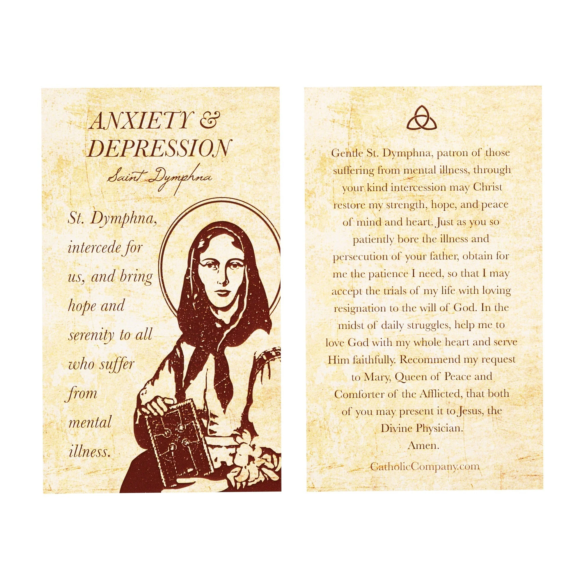 St. Dymphna Anxiety/Depression Decade Rosary with Card - Image 5