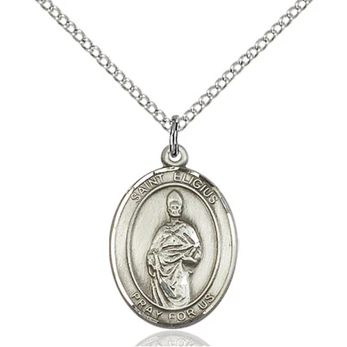 St. Eligius Pendant, Bliss, Sterling Silver